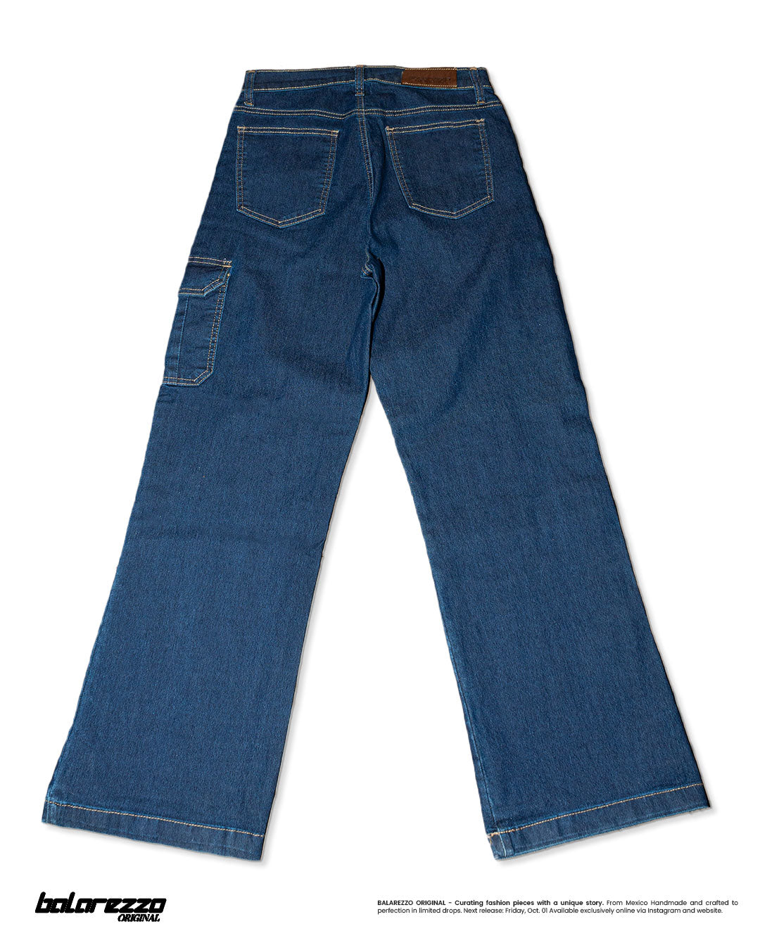 JEANS DAMA - CLASSIC CARGO / DARK BLUE