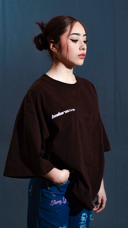 SHIRT OVERSIZE DIGITAL DREAM / BROWN